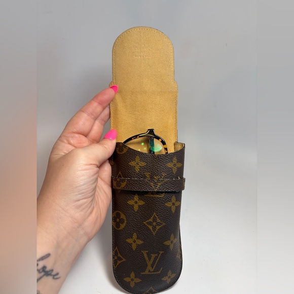 Louis Vuitton Monogram Etui Lunettes Rabat Sunglasses/Glasses Case Pouch - Picture 2 of 9